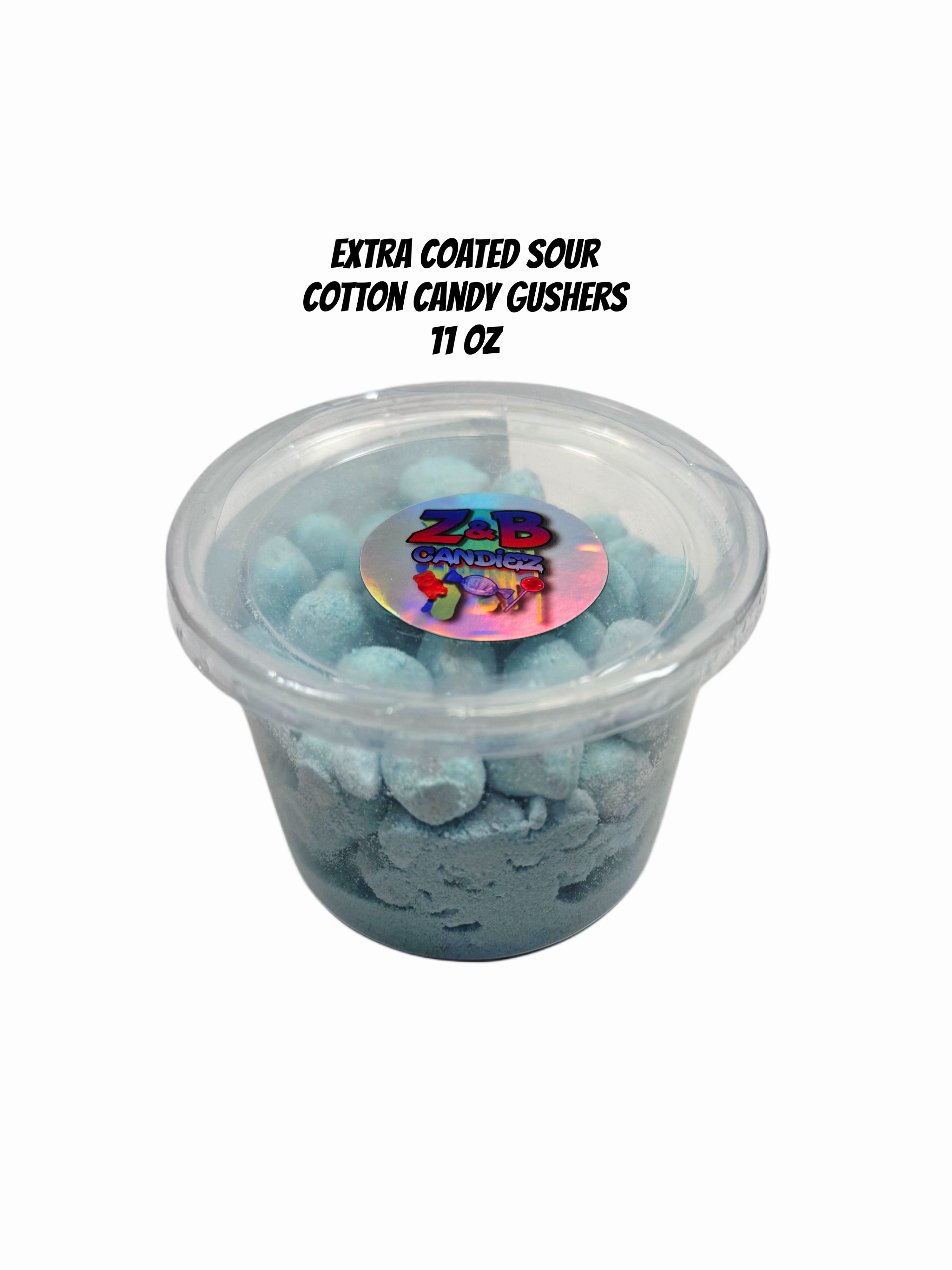 COTTON CANDY GUSHERZ (sour or sweet) (multiple sizes)
