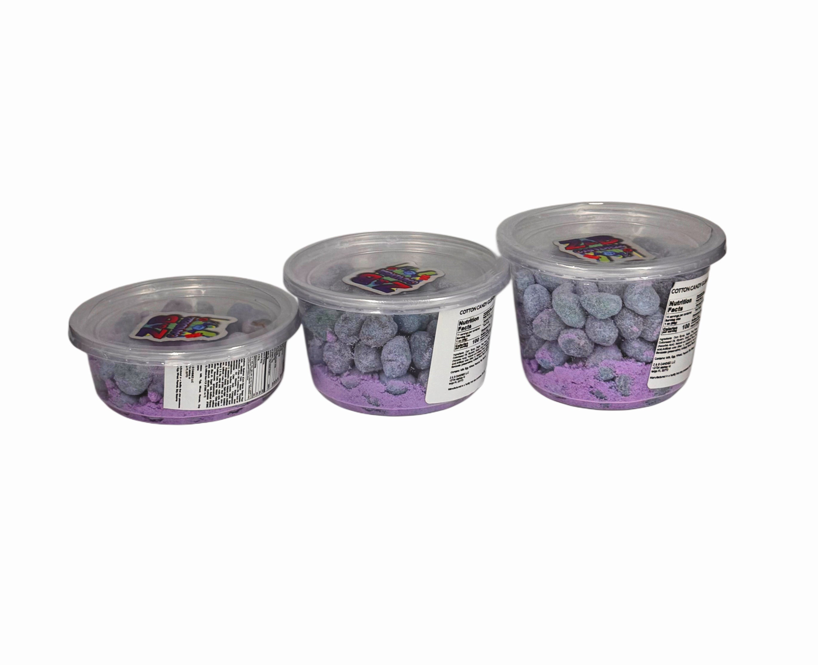 COTTON CANDY GUSHERZ (sour or sweet) (multiple sizes)