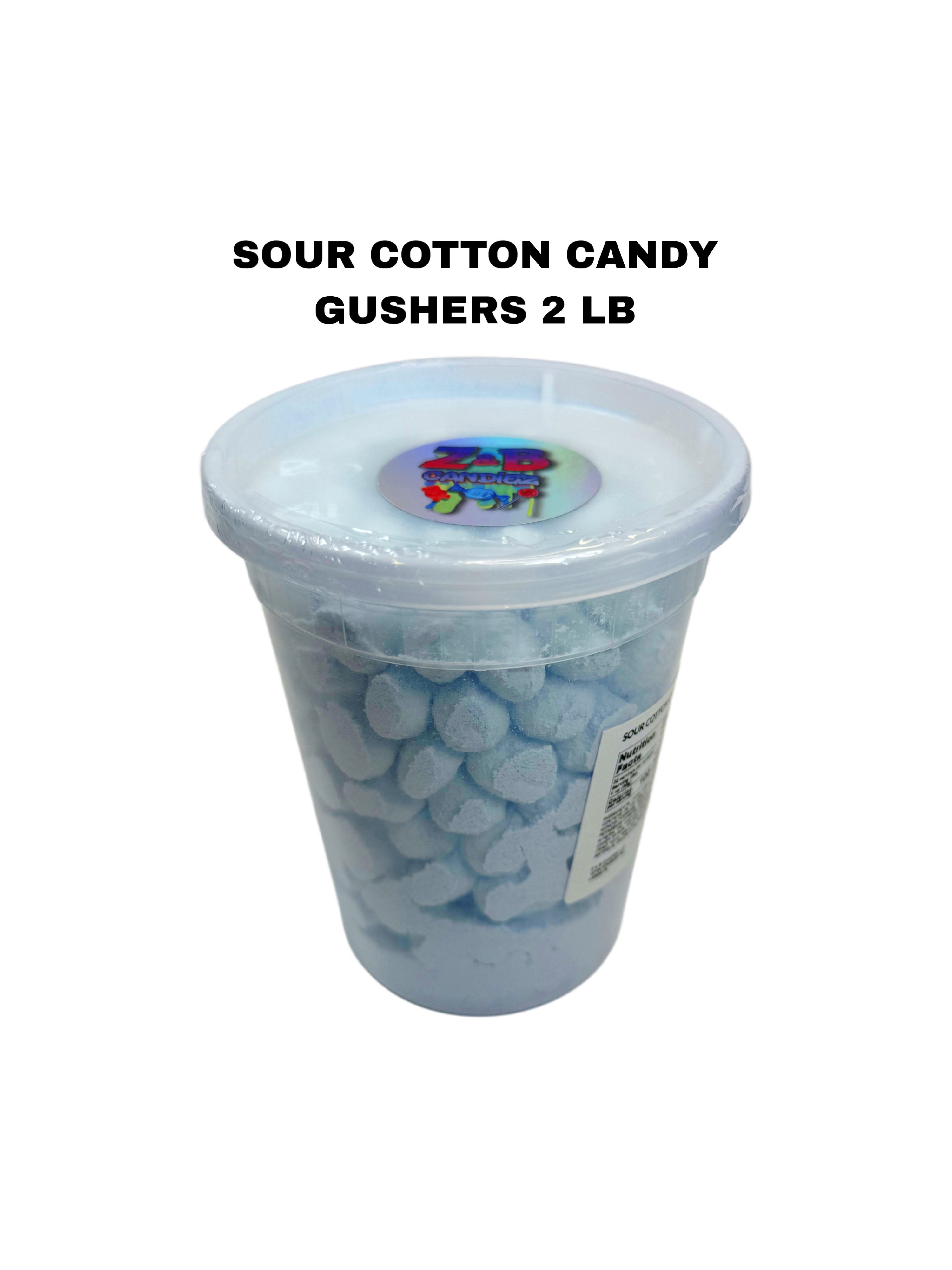 COTTON CANDY GUSHERZ (sour or sweet) (multiple sizes)