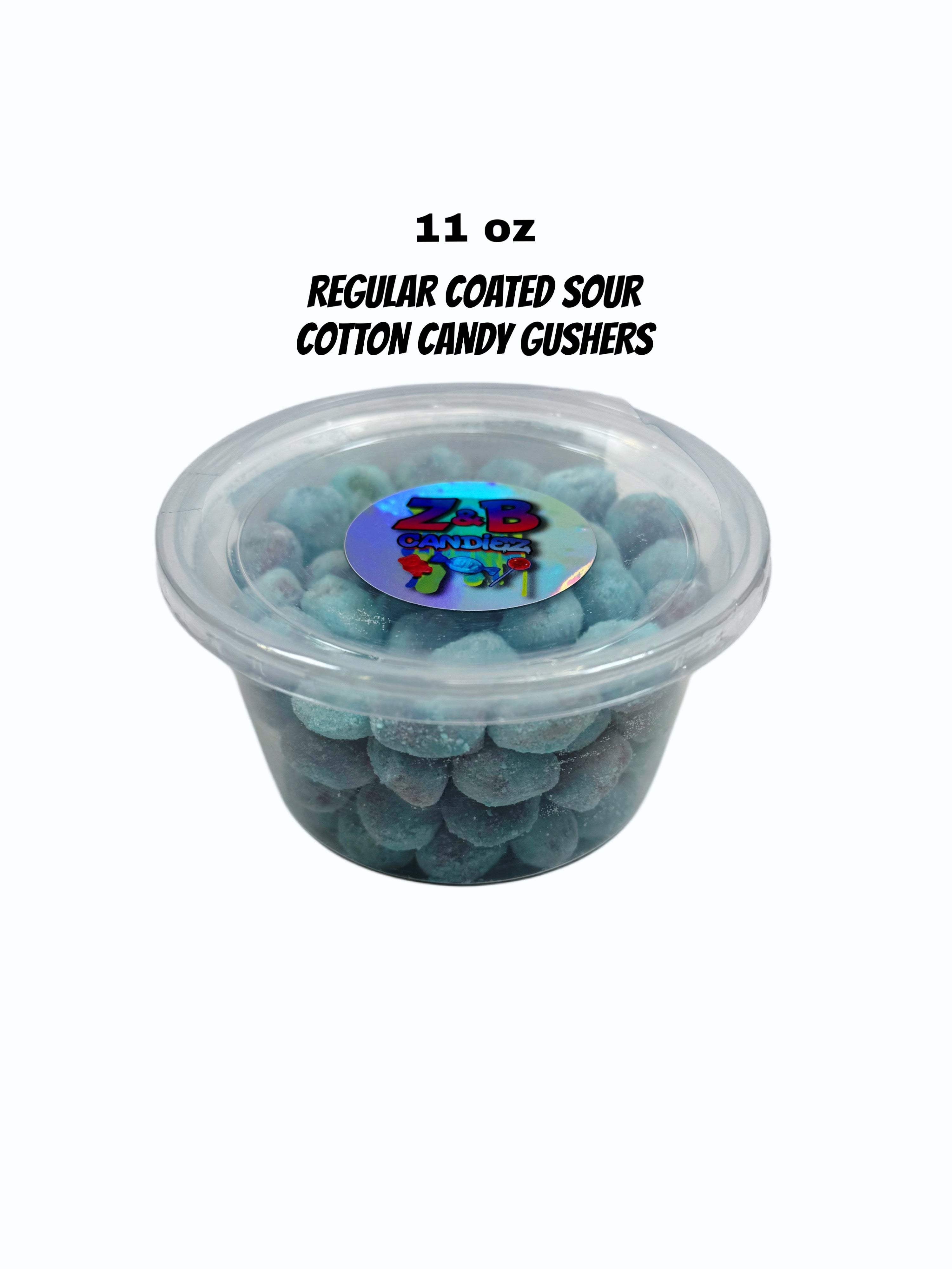 COTTON CANDY GUSHERZ (sour or sweet) (multiple sizes)